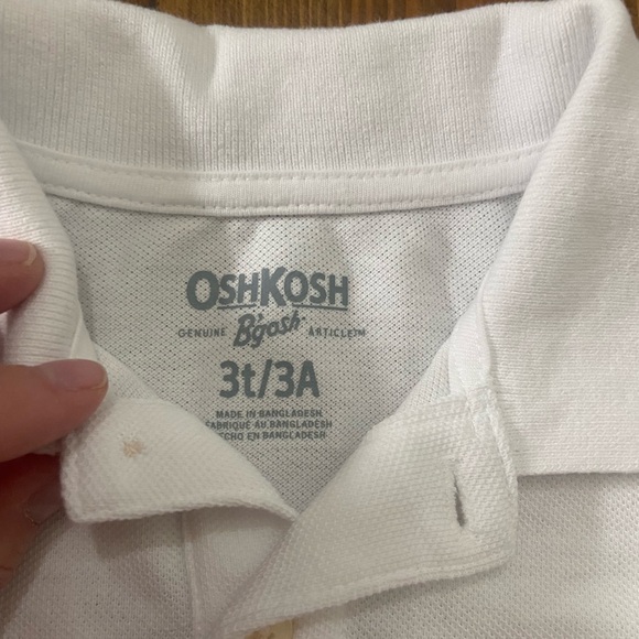 OshKosh B'gosh Classic White Polo Shirt - Picture 4 of 5
